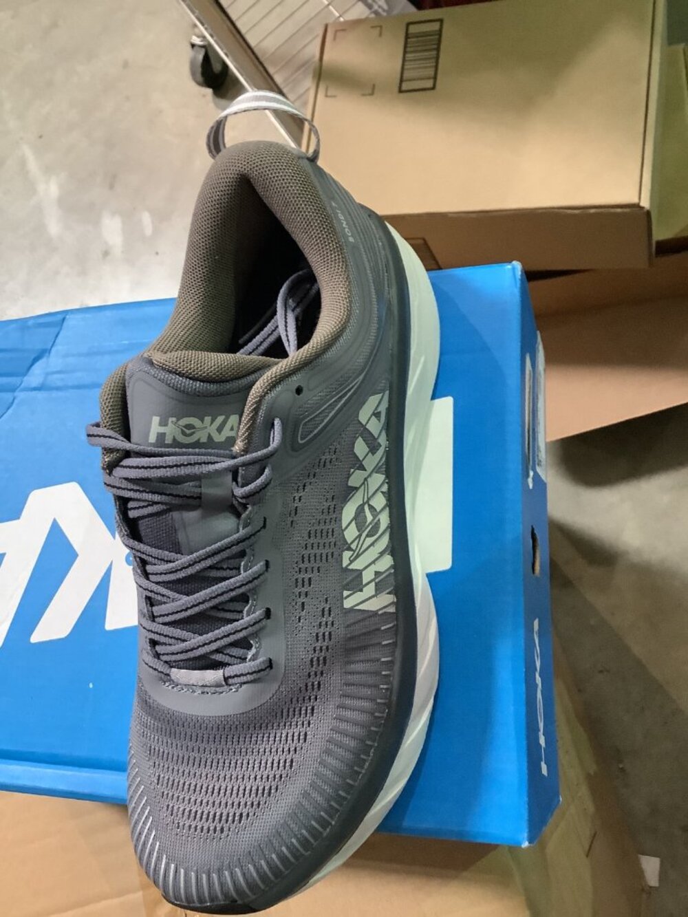 Hoka One Bondi 7 Men’s Lightweight Running Shoes Cushioned Walking Sneakers